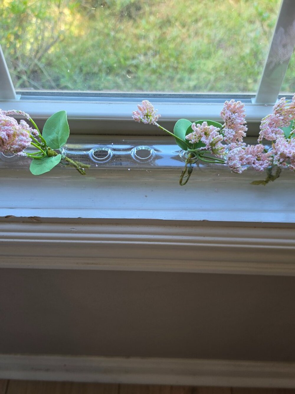 Multi hole cylindrical glass bud vase table window seal shelf flower arrangement